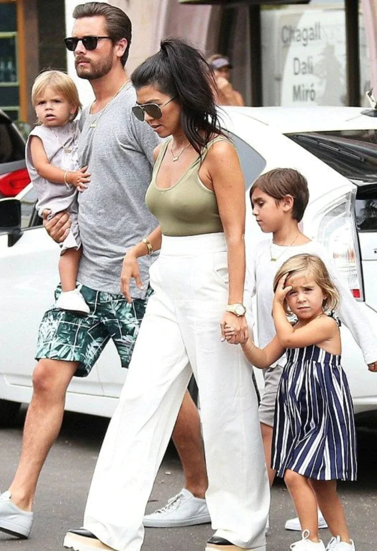 Kourtney Kardashian and Family